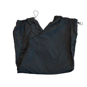 ZOE black parachute jogger pants nwt